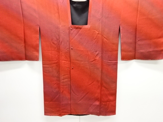 暈しリバーシブルロング道行コート